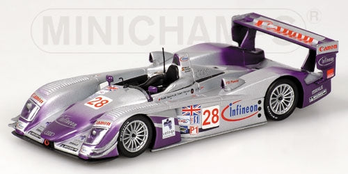 AUDI R8 BIELA KAFFER McKISH WINNER 12H SEBRING 2004 - 1/43 - Minichamps