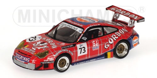 PORSCHE 911 GT3 RS GULF TEAM LAMBERT LEFORT PALTTALA 1000 KM SPA-FRANCORCHAMPS 2005 - 1/43 - Minichamps