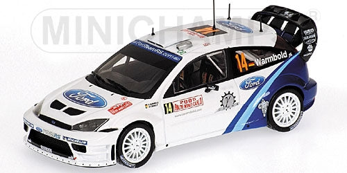 FORD FOCUS RS WRC WARMBOLD RALLY MONTE CARLO 2005 - 1/43 - Minichamps