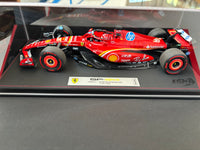 Ferrari - F1 SF-24 n°16 (2024) 1:18 Luxury Case - Charles Leclerc - Pole Position Monaco GP  Limited 50 pcs- BBR