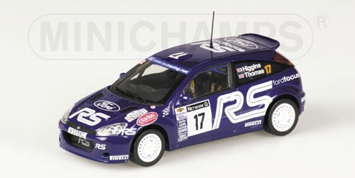FORD FOCUS RS WRC HIGGINS THOMAS RAC 2001 - 1/43 - Minichamps