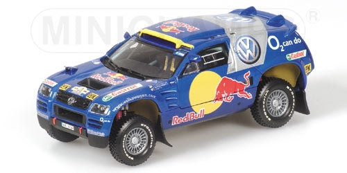 VOLKSWAGEN RACE TOUAREG ESSEN MOTORSHOW 2005 - 1/43 - Minichamps