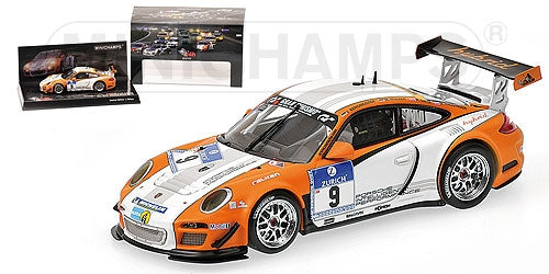 PORSCHE 911 GT3R HYBRID BERGMEISTER LIETZ HOLZER 24H NURBURGRING 2010 - 1/43 - Minichamps