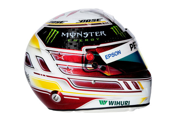 Lewis Hamilton Helmet 1 5 2018 Spark Triple Crown ModelStore