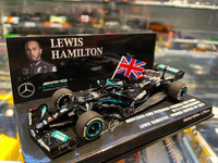 Mercedes - F1  AMG W12 n.44 (2021) 1:43 - Lewis Hamilton - Winner GP Silverstone - Minichamps