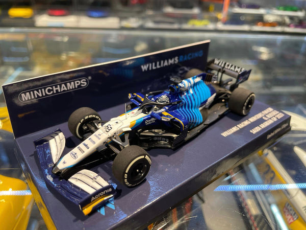 Williams FW43B - 1:43 - Saudi Arabia GP "Frank Williams Tribute" - George Russell - Minichamps