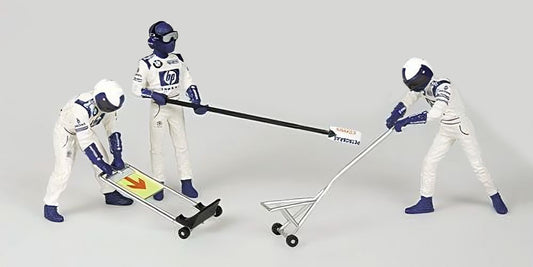 PIT STOP WILLIAMS 2002 JACK SET - 1/43 - Minichamps
