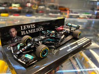 Mercedes AMG W12 (2021) 1:43 - L. Hamilton - Winner Qatar GP - Minichamps