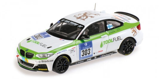 BMW M 235I RACING OSTERLUND HONKANEN HENKOLA 24H NURBURGRING 2014 - 1/43 - Minichamps