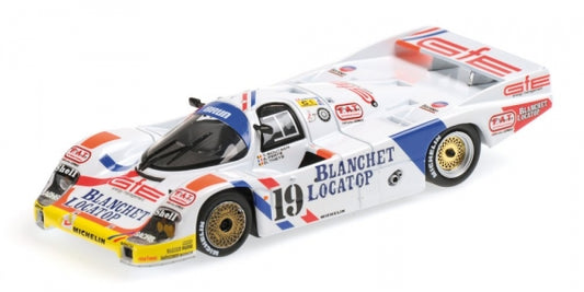 PORSCHE 956L BLANCHET LOCATOP TEAM BRUN BPUTSEN THEYS FERTE 24H LE MANS 1986 - 1/43 - Minichamps