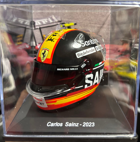 Carlos Sainz Helmet 1:5 - Monza 2023 - Spark