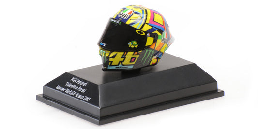 CASCO AGV VALENTINO ROSSI WINNER MOTOGP ASSEN 2017 - 1/8 - Minichamps