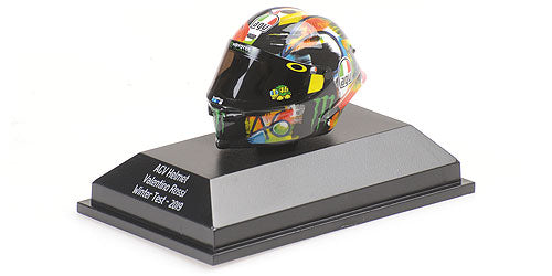 CASCO AGV VALENTINO ROSSI WINTER TEST 2019 - 1/8 - Minichamps