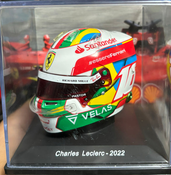 Charles Leclerc - 2022 - Gran Premio del Brasile - Helmet 1:5 - Spark