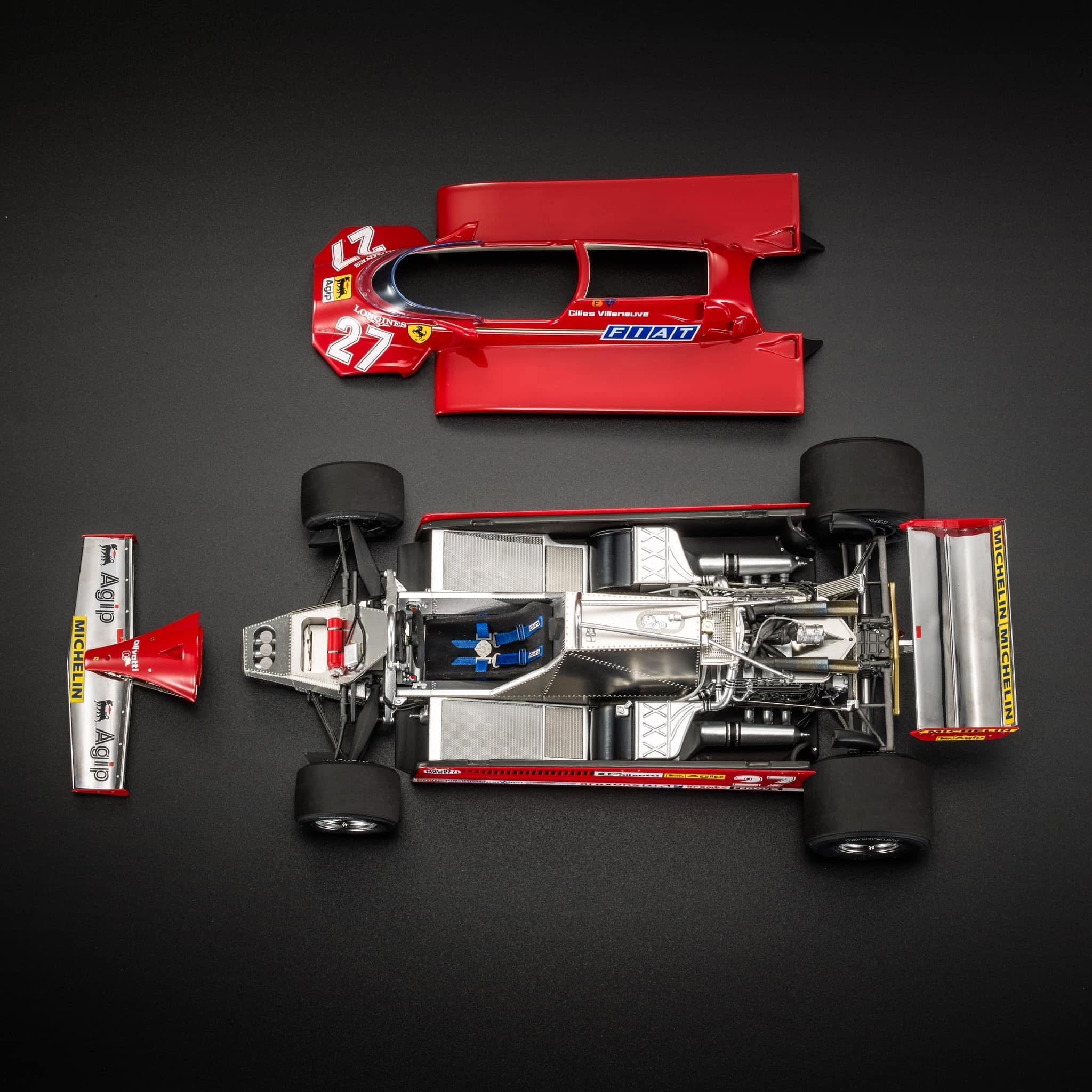 GPFTMV001C - Ferrari 126 CK n°27 (1981) 1:18 - G.Villeneuve - GP