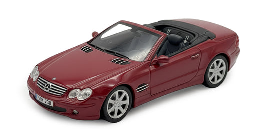 MERCEDES BENZ SL-CLASS 2001 RED METALLIC - 1/43 - Minichamps