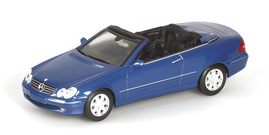 MERCEDES BENZ CLK CABRIOLET 2003 BLUE METALLIC - 1/43 - Minichamps