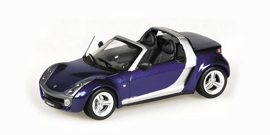 SMART ROADSTER CABRIO 2002 BLUE METALLIC - 1/43 - Minichamps