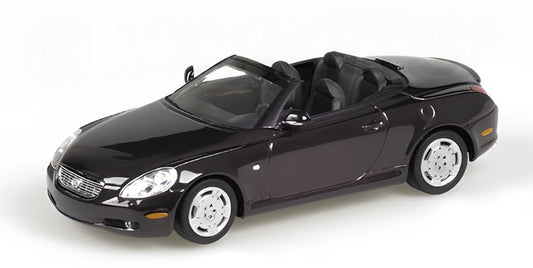 LEXUS SC430 CABRIOLET 2001 PURPLE METALLIC - 1/43 - Minichamps