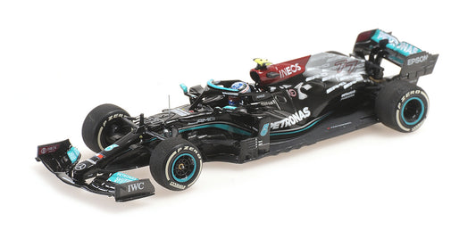 MERCEDES AMG W12 VALTTERI BOTTAS 3RD PLACE BAHRAIN GP 2021 - 1/43 - Minichamps