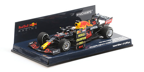 Red Bull - F1 Racing Honda RB16B n°33 (2021) 1:43 - 1st Abu Dabhi GP - Max Verstappen - Minichamps