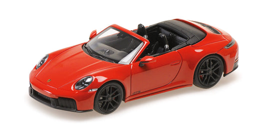 PORSCHE 911 (992.2) CARRERA GTS CABRIOLET RED 2024 - 1/43 - Minichamps