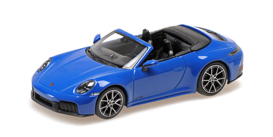 PORSCHE 911 (992.2) CARRERA GTS CABRIOLET BLUE 2024 - 1/43 - Minichamps