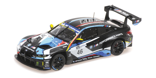 BMW M4 GT3 TEAM WRT VALENTINO ROSSI J. POLICAND WINNER ROAD TO LE MANS 2023 - 1/43 - Minichamps