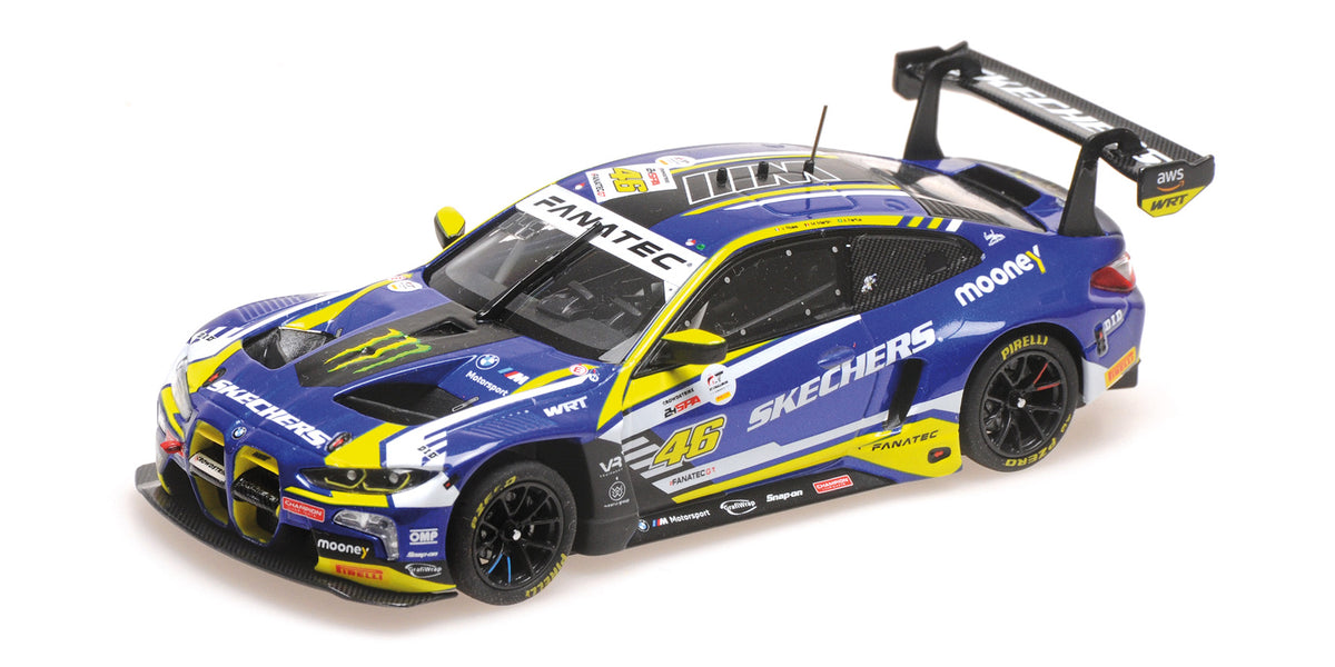 BMW M4 GT3 TEAM WRT VALENTINO ROSSI A. FARFUS M. MARTIN 24H SPA 2023 - 1/43 - Minichamps