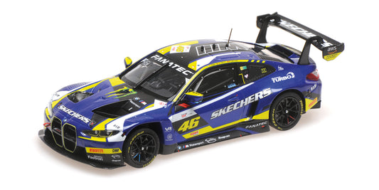 BMW M4 GT3 TEAM WRT VALENTINO ROSSI M. MARTIN R. MARCIELLO 4H LE CASTELLET 2024 - 1/43 - Minichamps