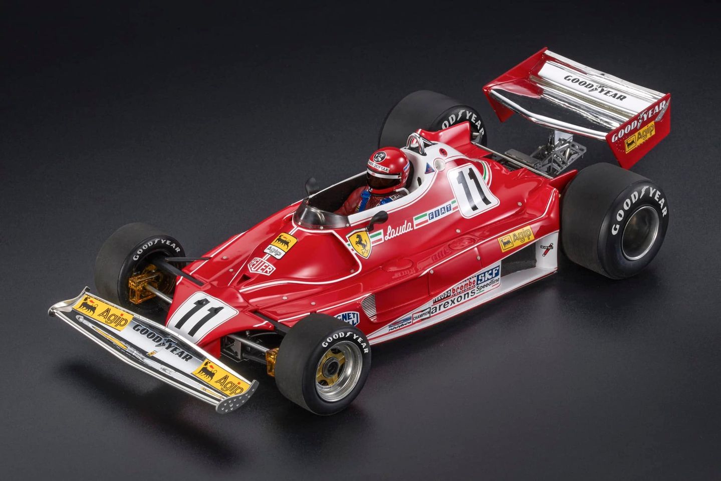 Ferrari - 312T2 (1977) - nr.11 Niki Lauda - 3th Brazilian GP - W/Drive –  Triple Crown ModelStore