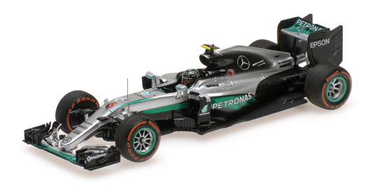 MERCEDES AMG W07 HYBRID NICO ROSBERG WINNER JAPANESE GP WORLD CHAMPION 2016 - 1/43 - Minichamps