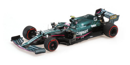 ASTON MARTIN AMR21 SEBASTIAN VETTEL 2ND AZERBAIJAN GP 2021 - 1/43 - Minichamps
