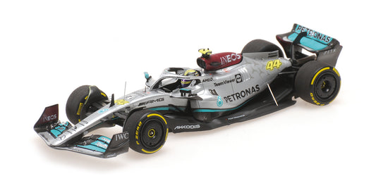 MERCEDES AMG W13 LEWIS HAMILTON 3RD PLACE BAHRAIN GP 2022 - 1/43 - Minichamps