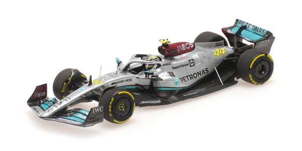 Mercedes F1 W13E (2022) 1:43 - Lewis Hamilton - Bahrain GP - Minichamps
