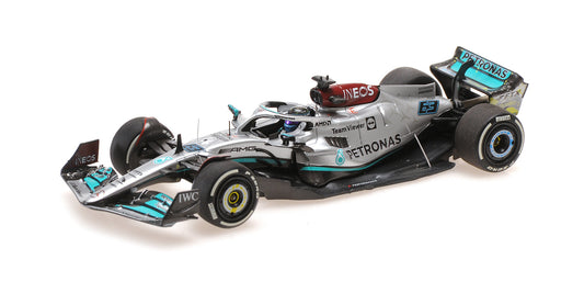 MERCEDES AMG W13 GEORGE RUSSELL BRITISH GP 2022 - 1/43 - Minichamps