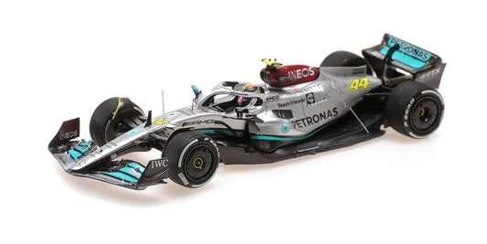 MERCEDES AMG W13 LEWIS HAMILTON 300TH GP 2ND PLACE FRENCH GP 2022 - 1/43 - Minichamps