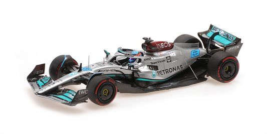 MERCEDES AMG W13 GEORGE RUSSELL POLE POSITION HUNGARIAN GP 2022 - 1/43 - Minichamps