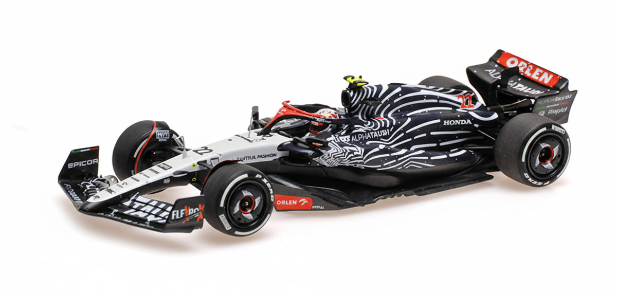 AlphaTauri - F1 AT04 n°22 (2023) 1:43 - Las Vegas GP - Yuki Tsunoda - Minichamps