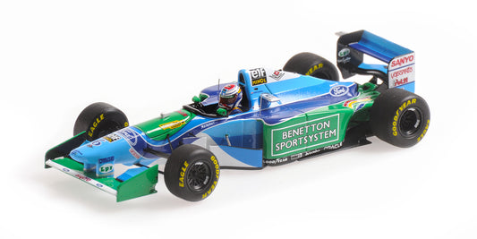 BENETTON FORD B194 JOS VERSTAPPEN BELGIAN GP 1994 - 1/43 - Minichamps