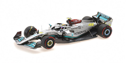 MERCEDES AMG W13 LEWIS HAMILTON 3RD BRITISH GP 2022 - 1/43 - Minichamps