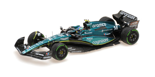 ASTON MARTIN AMR23 FERNANDO ALONSO 2ND PLACE DUTCH GP 2023 - 1/43 - Minichamps