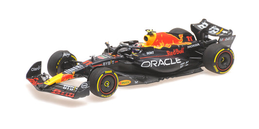 RED BULL RACING RB19 SERGIO PEREZ 2ND PLACE ITALIAN GP 2023 - 1/43 - Minichamps
