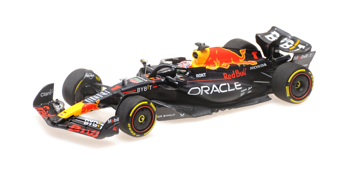 RED BULL RACING RB19 MAX VERSTAPPEN WINNER JAPANESE GP WORLD CHAMPION 2023 - 1/43 - Minichamps