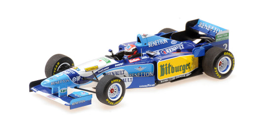 BENETTON B195 JOHNNY HERBERT WINNER BRITISH GP 1995 - 1/43 - Minichamps