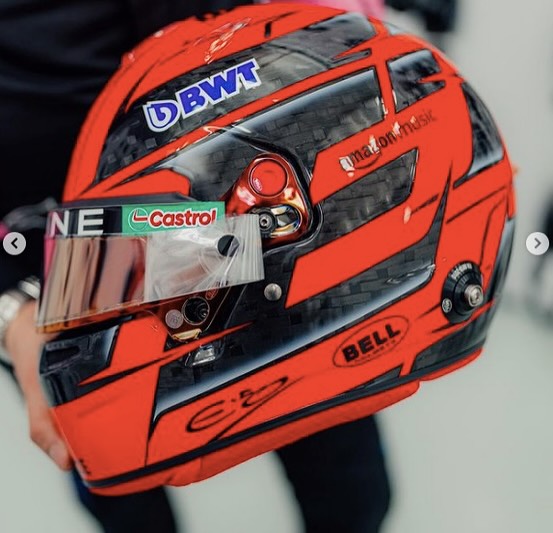 Esteban Ocon Helmet 1:5 (2024) - Spark