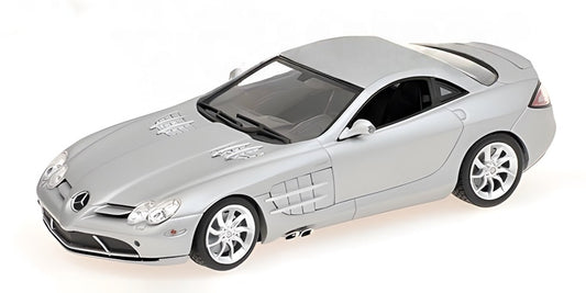 MERCEDES BENZ SLR McLAREN MATT SILVER LINEA OPACA - 1/43 - Minichamps