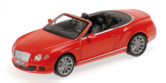 BENTLEY CONTINENTAL GT SPEED CABRIO ST. JAMES RED 2012 - 1/43 - Minichamps