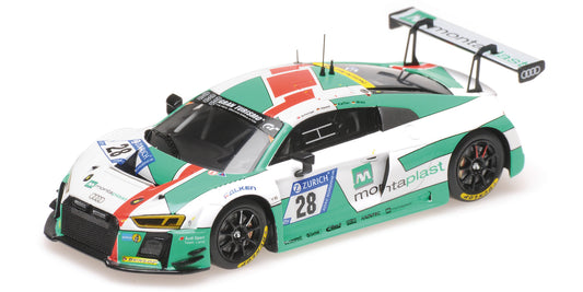 AUDI R8 LMS TEAM LAND DE PHILIPPI MIES HAASE KAFFER 24H NURBURGRING 2017 - 1/43 - Minichamps