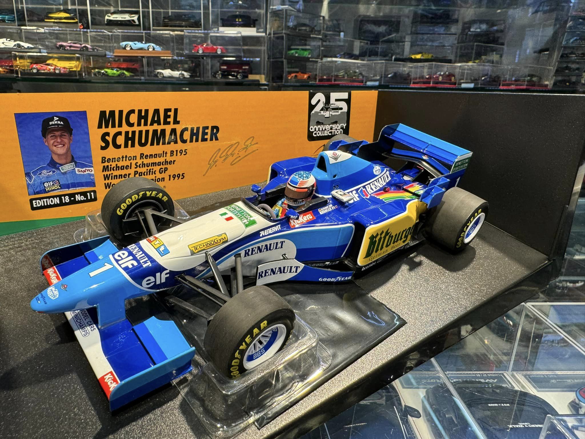 Benetton - F1 Renault B195 n° 1 (1995) 1:18 - Michael Schumacher